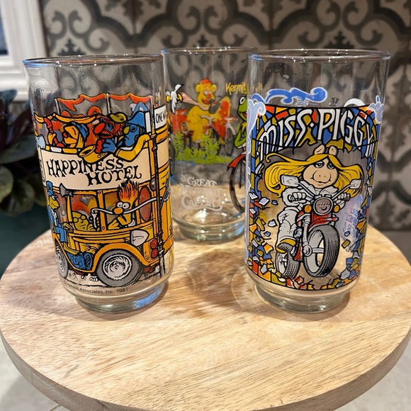 1981 Vintage Muppet McDonald’s Collector Glass Set of 5 - Picture 2 of 16